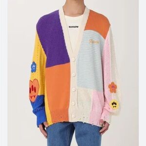 NWT Colorful Patchwork Cardigan Sweater